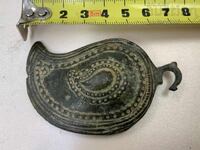 Revival-era buckle, single piece