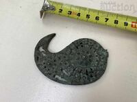 Revival-era buckle, single piece