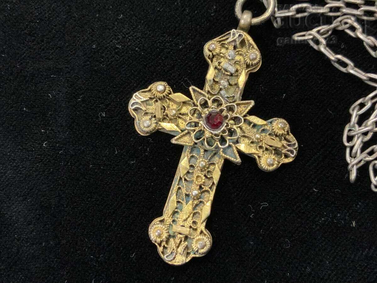 Revival Cross Silver Filigree Gilding with price 106.00 BGN | € 54.20 Revival Cross Silver Filigree Gilding with price 106.00 BGN | € 54.20