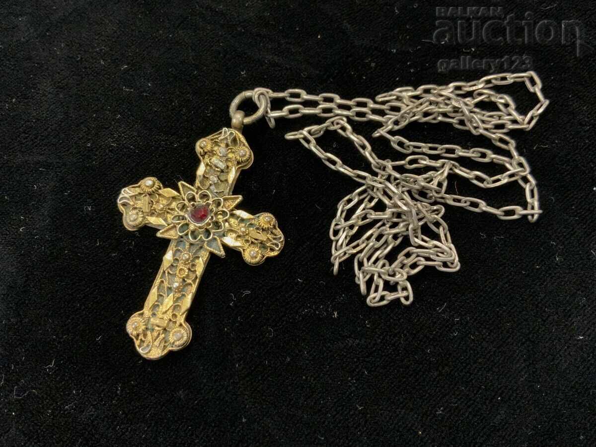 Revival Cross Silver Filigree Gilding Revival Cross Silver Filigree Gilding