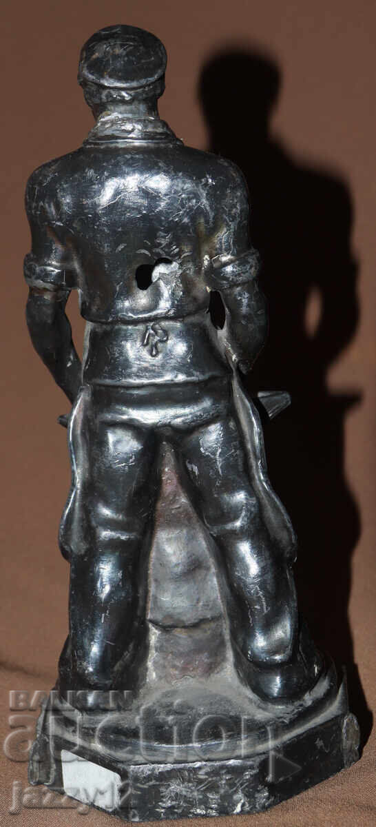 Sculptură metalică veche de fierar - 5