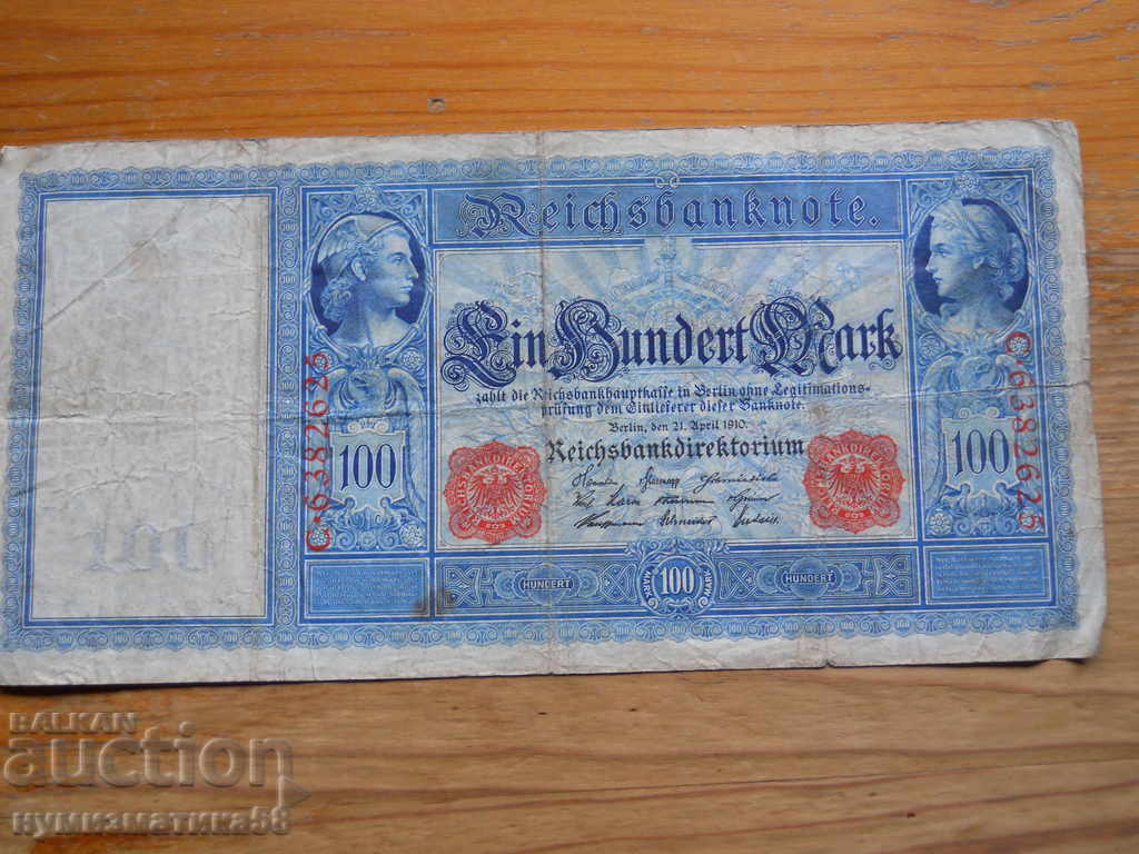 100 марки 1910 г. - Германия ( VG )