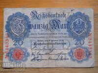 20 stamps 1914 - Germany ( VG )