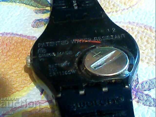 Delivery of Beautiful Swatch watch, new battery, works perfectly