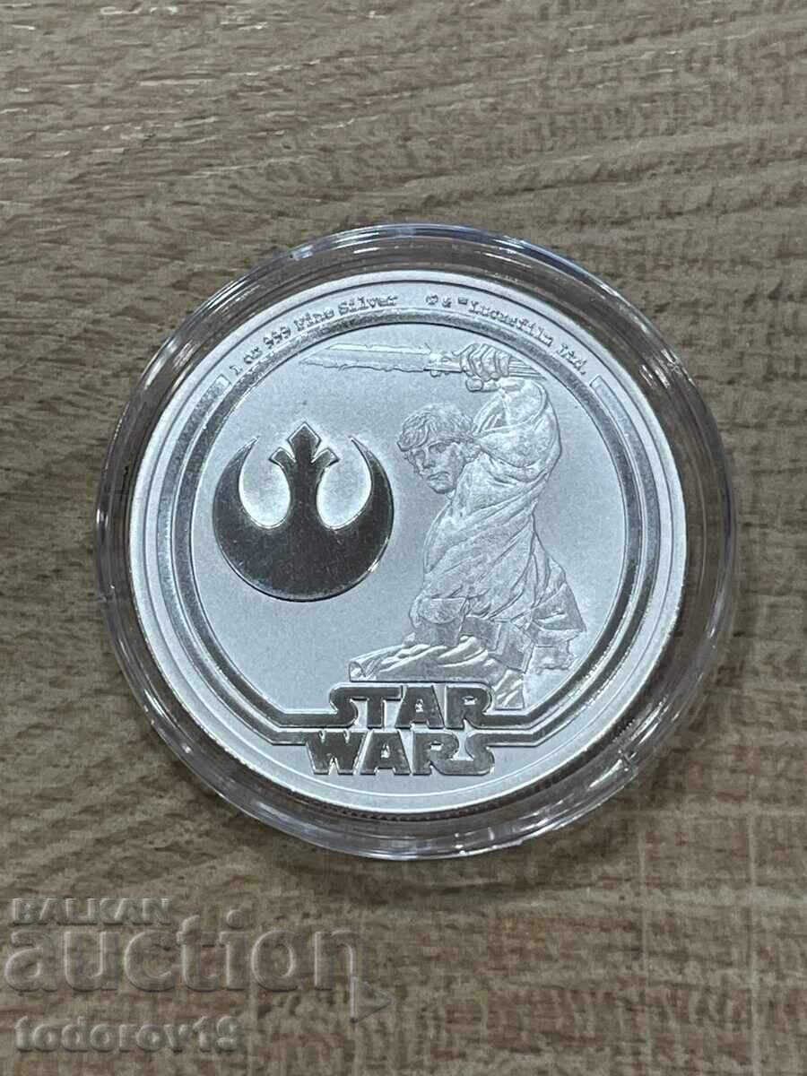 Δημοπρασία 1 oz Ασήμι Λουκ Σκάιγουοκερ 2025