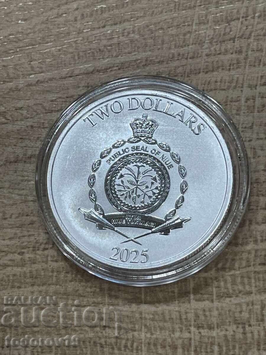 Παράδοση 1 oz Ασήμι Λουκ Σκάιγουοκερ 2025