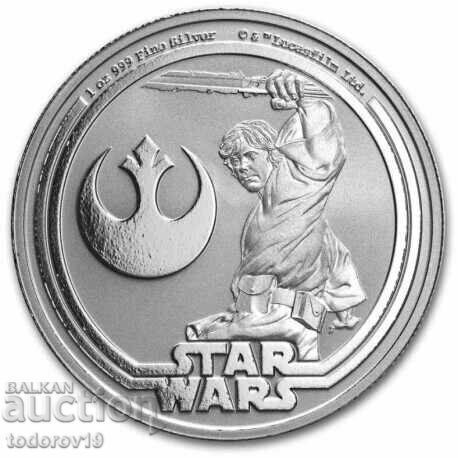 1 oz Ασήμι Λουκ Σκάιγουοκερ 2025