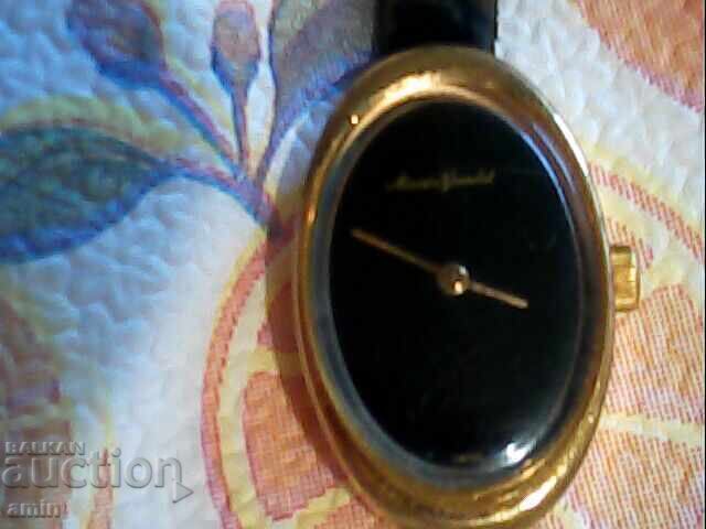 Antique gold-plated 20 micron Swiss wristwatch