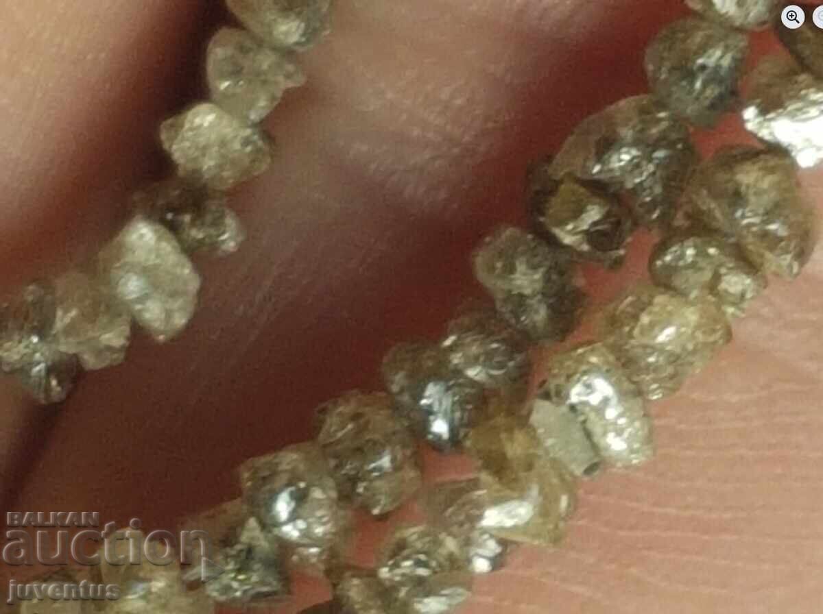 NECKLACE OF NATURAL BROWN DIAMOND (AFRICA) 19 ct with price 149.00 BGN | € 76.18 NECKLACE OF NATURAL BROWN DIAMOND (AFRICA) 19 ct with price 149.00 BGN | € 76.18