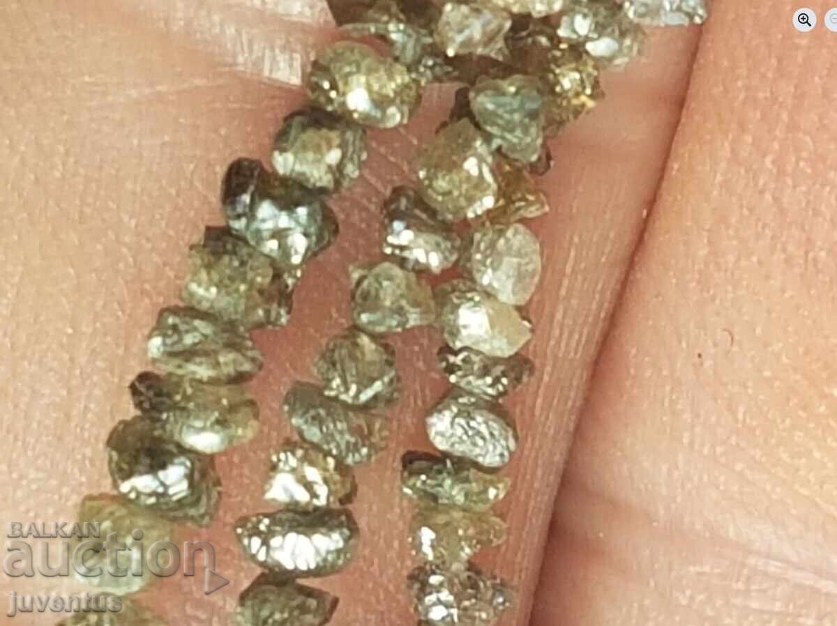 NECKLACE OF NATURAL BROWN DIAMOND (AFRICA) 19 ct NECKLACE OF NATURAL BROWN DIAMOND (AFRICA) 19 ct