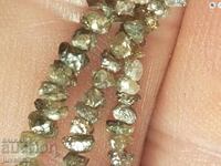 Κολιέ από φυσικό καφέ διαμάντι (Αφρική) 19 καράτια