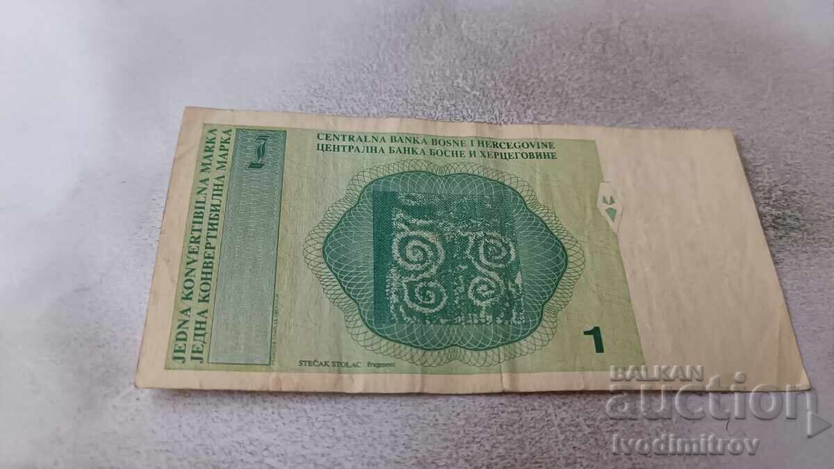 Bosnia and Herzegovina 1 Convertible Mark with price 3.85 BGN | € 1.97 Bosnia and Herzegovina 1 Convertible Mark with price 3.85 BGN | € 1.97