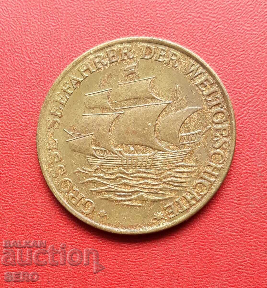 Medal - Germany - Vasco da Gama 1469-1524 with price 2.00 BGN | € 1.02