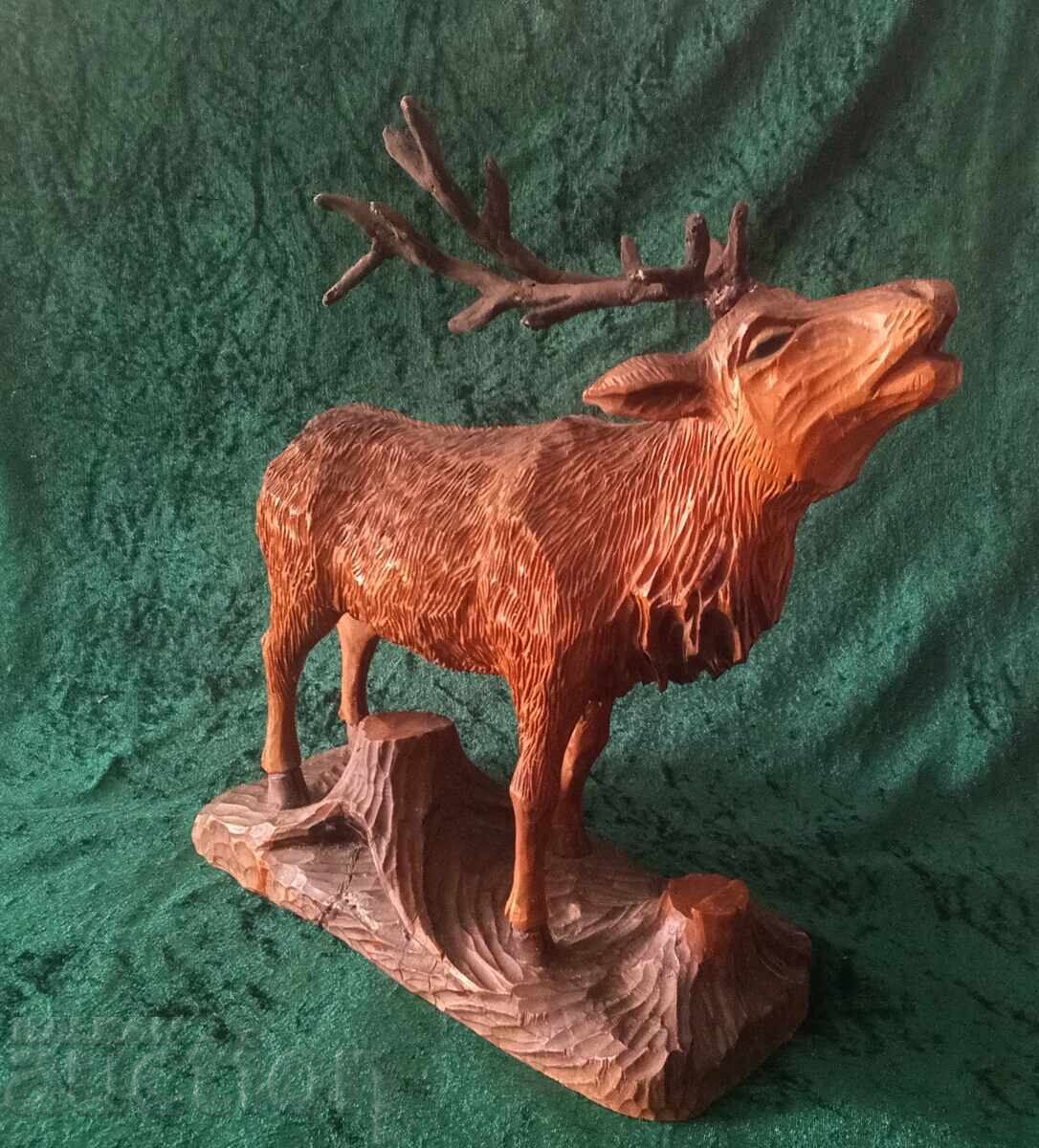 Wood carving. Deer - 7