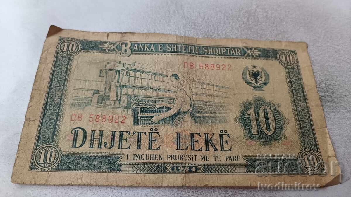 Albania 10 Lekë 1964