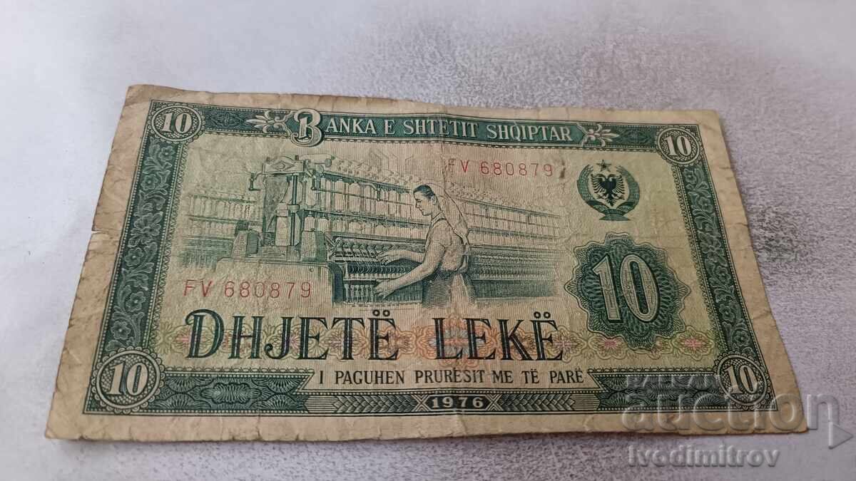 Albania 10 Lekë 1976