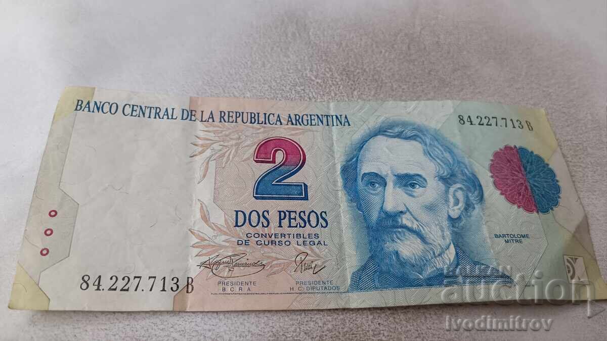 Argentina 2 pesos 1993