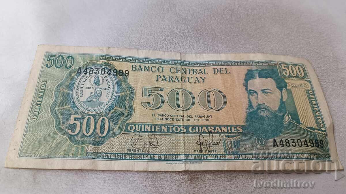 Paraguay 500 Guaraní Paraguay 500 Guaraní