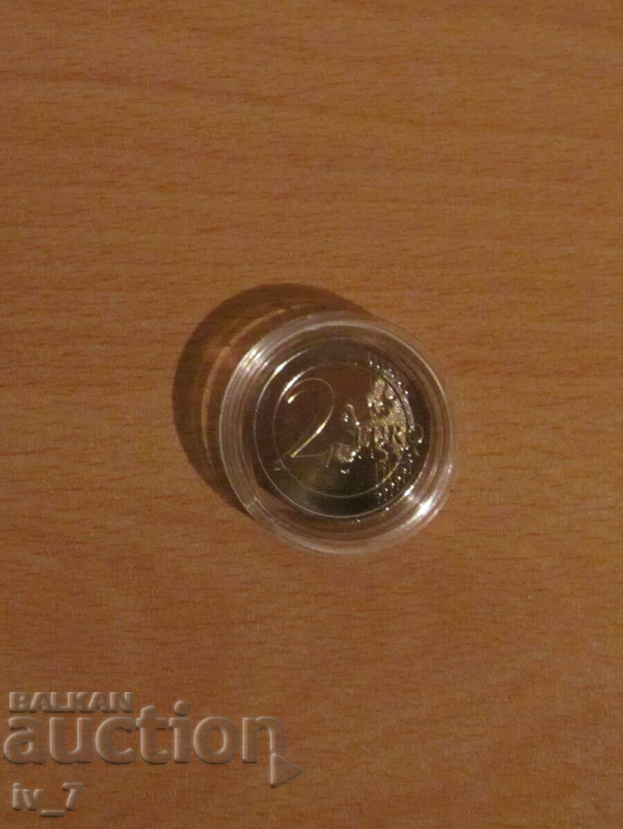 2 ЕВРО 2025 година ГЪРЦИЯ - "МИКИС ТЕОДОРАКИС" - UNC с цена 9.99 лв. | € 5.11