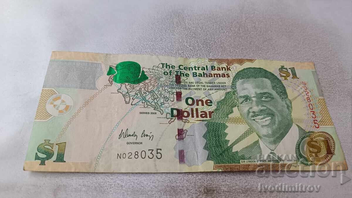 Bahamas 1 Dollar 2008
