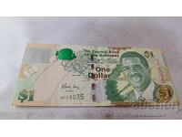 Bahamas 1 Dollar 2008