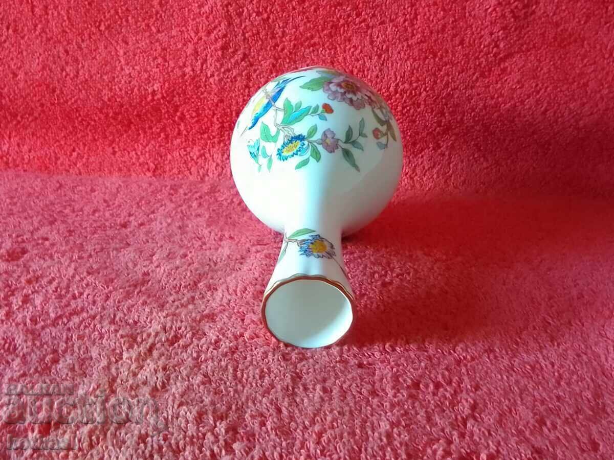 Όμορφη πορσελάνινη βάζα ENGLAND AYNSLEY επιχρύσωση - 5 Όμορφη πορσελάνινη βάζα ENGLAND AYNSLEY επιχρύσωση - 5