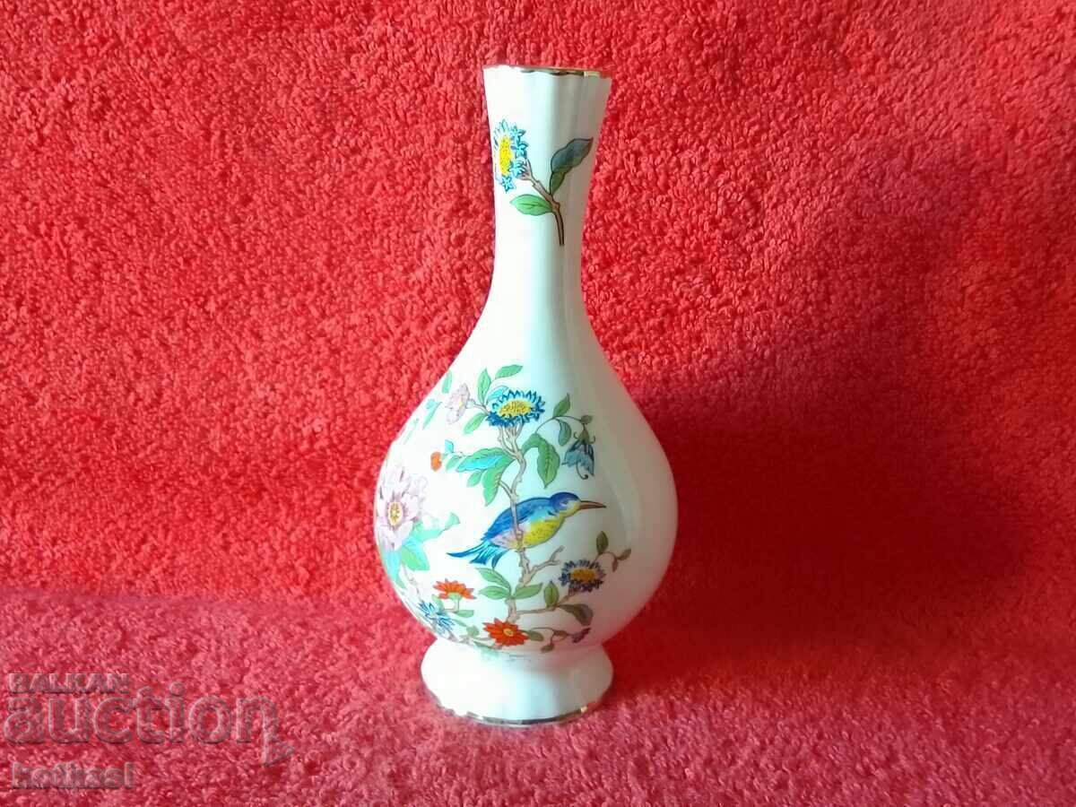 Όμορφη πορσελάνινη βάζα ENGLAND AYNSLEY επιχρύσωση Όμορφη πορσελάνινη βάζα ENGLAND AYNSLEY επιχρύσωση