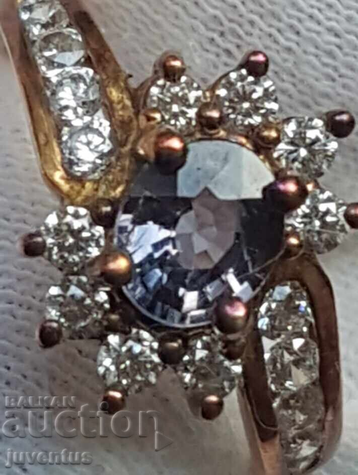 Δημοπρασία ΑΡΓΥΡΟ ΔΑΧΤΥΛΙΔΙ ΜΕ ΒΙΟΛΕΤΙ ΣΠΙΝΕΛΙ (ΜΙΑΝΜΑΡ)