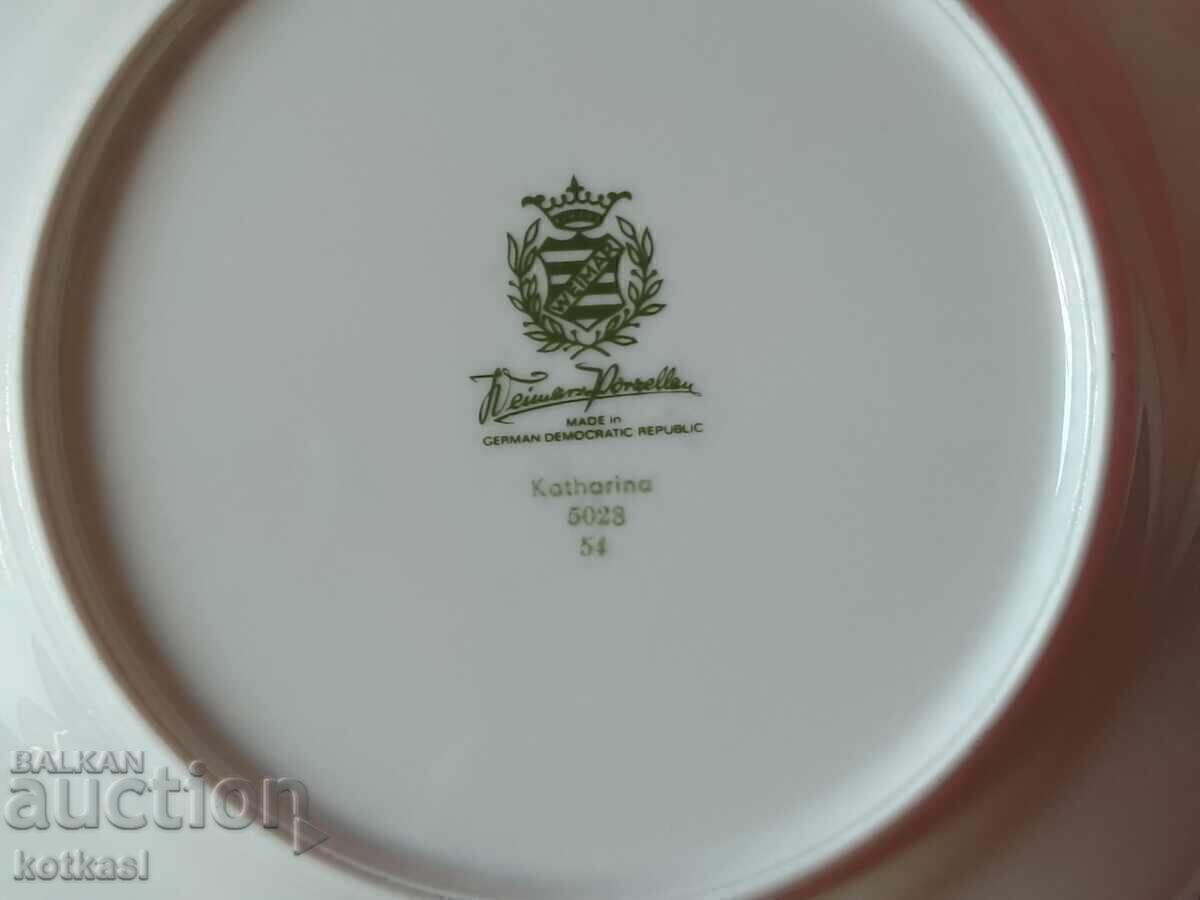 WEIMAR Katharina - Cup, 2 Plates Germany GDR - 5