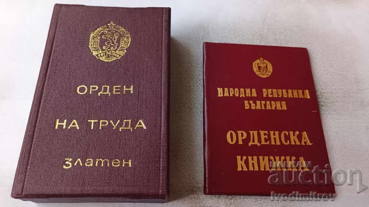 Auction  Order of Labour Gold With Order Booklet