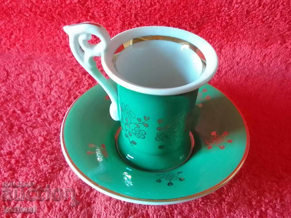 Star Double Porcelain Set Moka - Cup, Saucer Germany GDR with price € 28.50 | 55.74 BGN