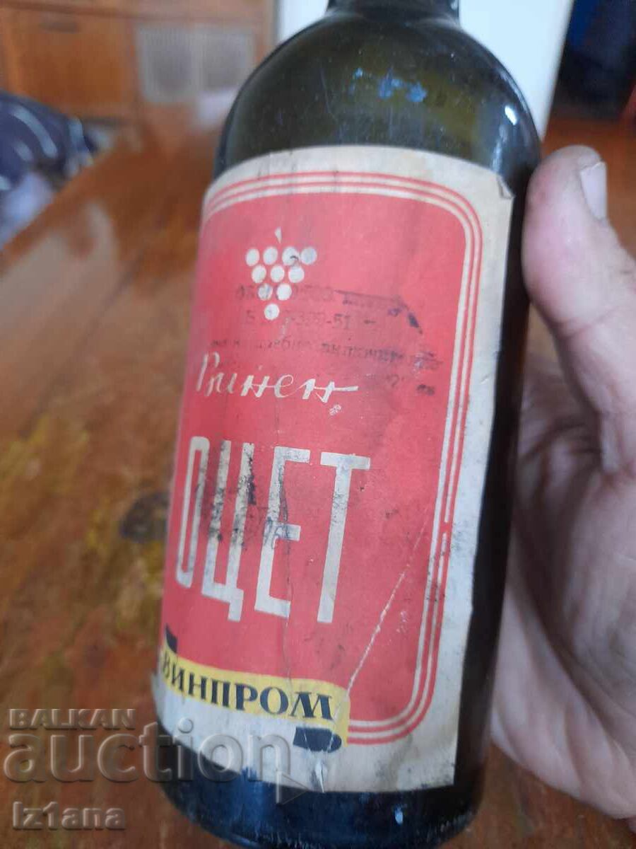 Delivery of Old vinegar bottle