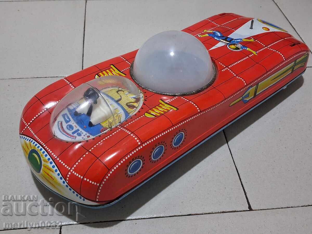 Ламаринена играчка звездолет космически кораб Интеркосмос