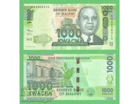 (¯`'•.¸ MALAVI 1000 kvacha 2012 UNC ¸.•'´¯)