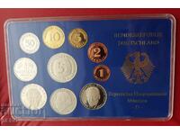 Germany SET 1995 D-Munich-10 coins/1x5 marks, 3x2 marks