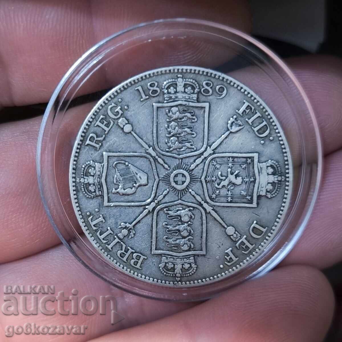 Ηνωμένο Βασίλειο 4 σελίνια (διπλό φλορίνι) 1889 Ασήμι ! με τιμή 138.00 BGN | € 70.56 Ηνωμένο Βασίλειο 4 σελίνια (διπλό φλορίνι) 1889 Ασήμι ! με τιμή 138.00 BGN | € 70.56