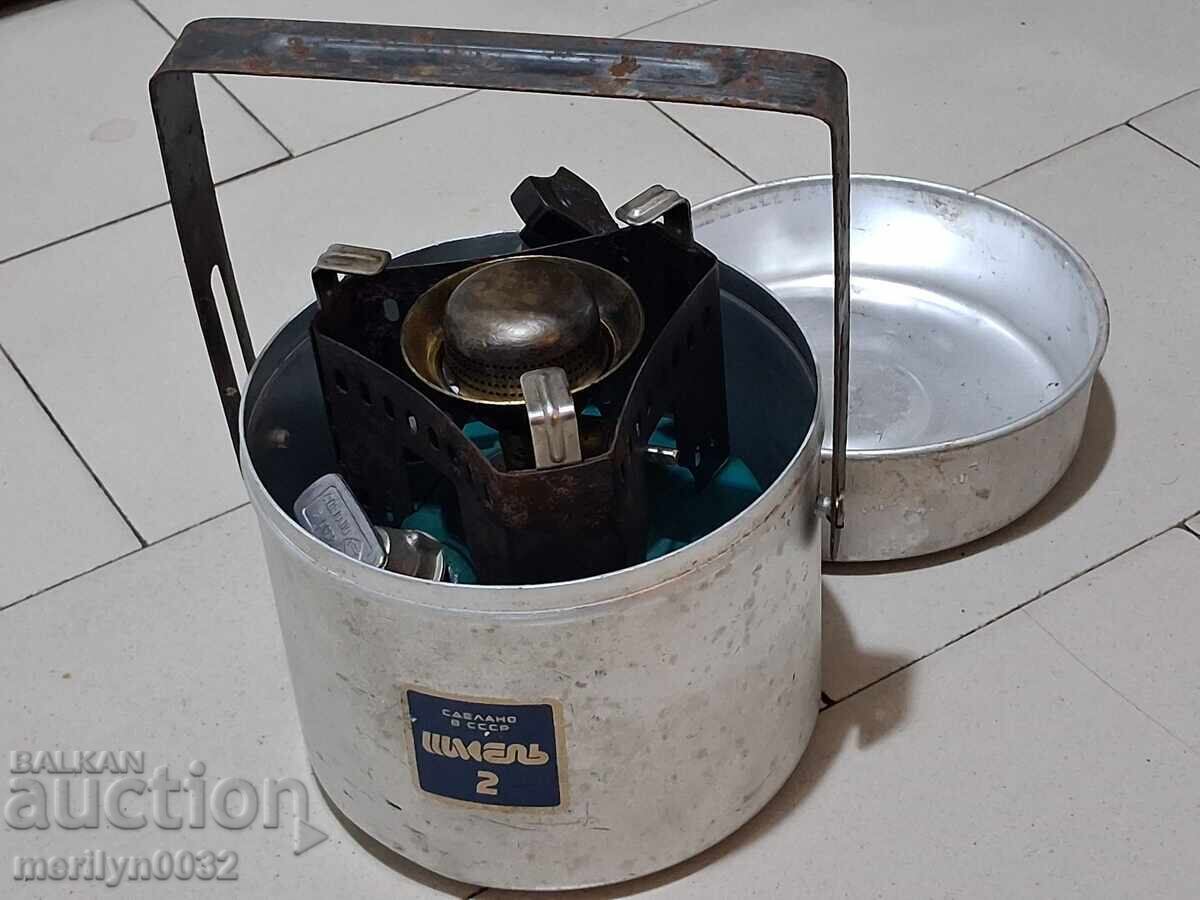 Old Soviet tourist stove/burner (alcohol-fueled) Old Soviet tourist stove/burner (alcohol-fueled)