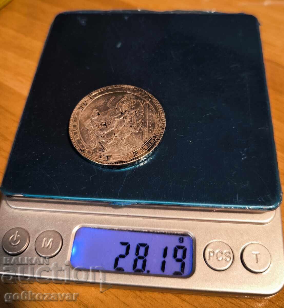 Auction  UK Crown ! 1819 Silver ! Rare !