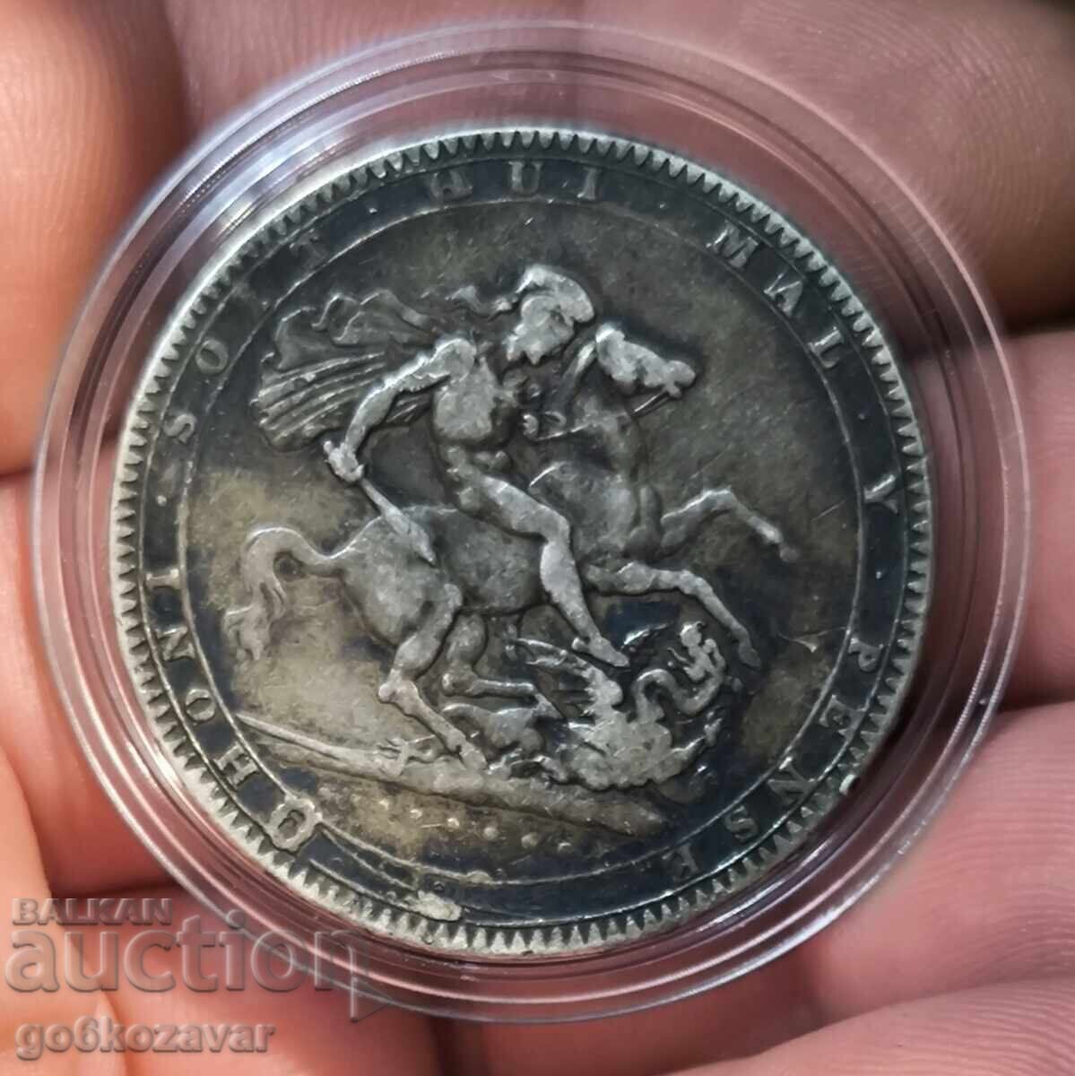 UK Crown ! 1819 Silver ! Rare ! UK Crown ! 1819 Silver ! Rare !