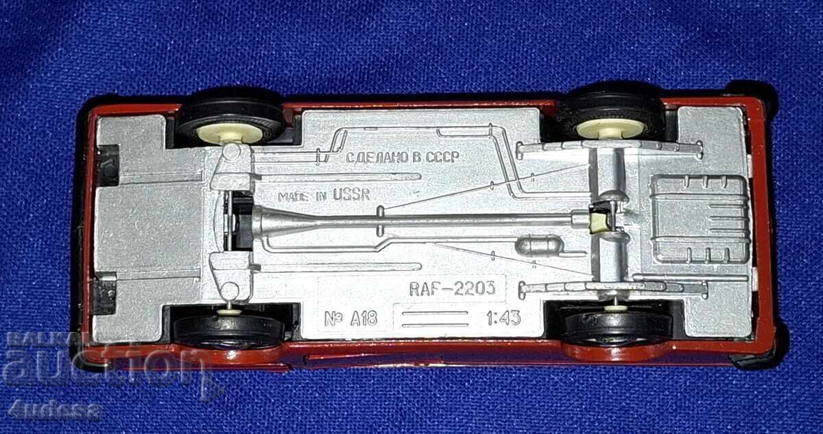 Σοβιετικό ρωσικό μοντέλο RAF 2203 Λετονία Α18 1:43 Made in USSR USSR - 7 Σοβιετικό ρωσικό μοντέλο RAF 2203 Λετονία Α18 1:43 Made in USSR USSR - 7