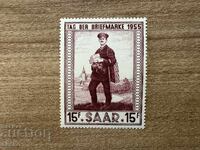 Γερμανία/Σάαρ - Ημέρα της γραμματόσημου (1955) MNH