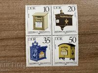 GDR - Historical Post Boxes (1985) MNH