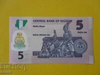 5 Naira 2018 g. Nigeriya (in Cyrillic)