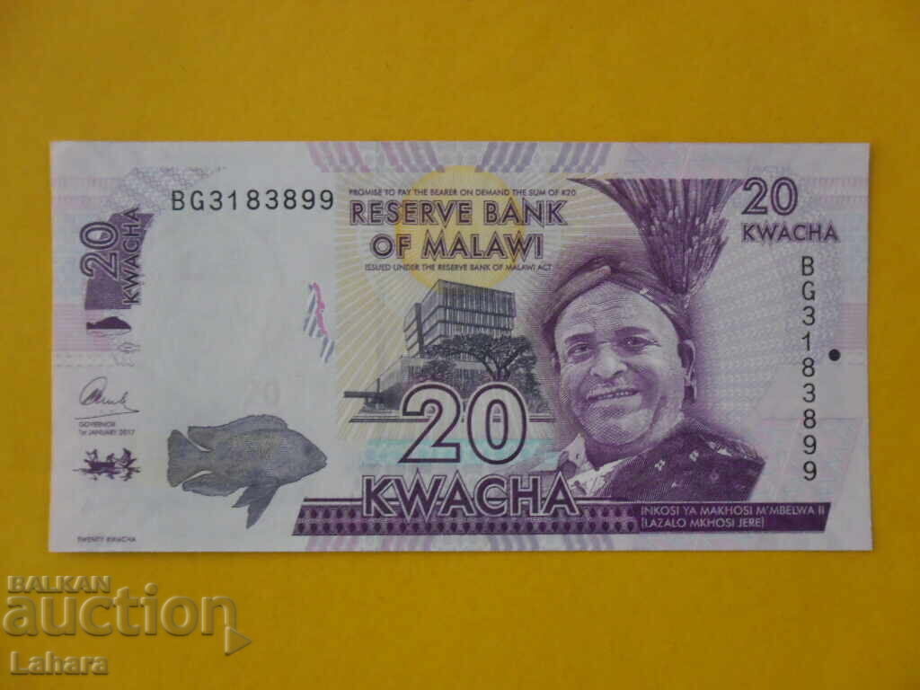 20 kwacha 2017 Malawi 20 kwacha 2017 Malawi