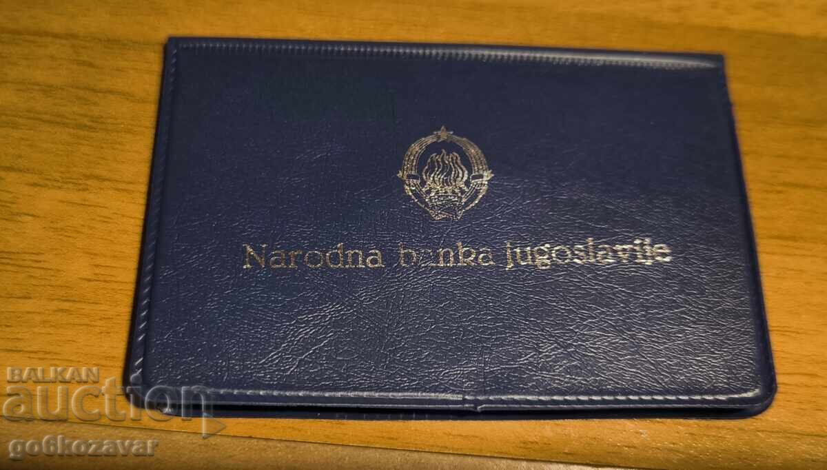 Παράδοση Γιουγκοσλαβία 5000 Δηνάρια 1989g Τραπεζικό πιστοποιητικό UNC !