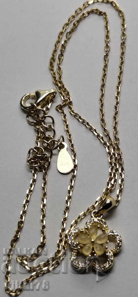 Pandantiv din argint cu placare cu aur - 6