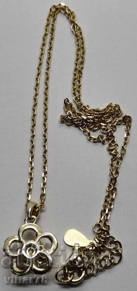 Pandantiv din argint cu placare cu aur - 7