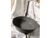 Antique copper pan