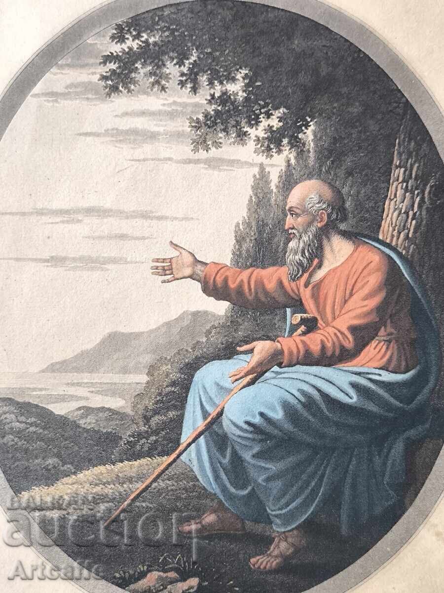 Δημοπρασία Χαλκογραφία του Γιόχαν Χάινριχ Λιπς Δημοπρασία Χαλκογραφία του Γιόχαν Χάινριχ Λιπς