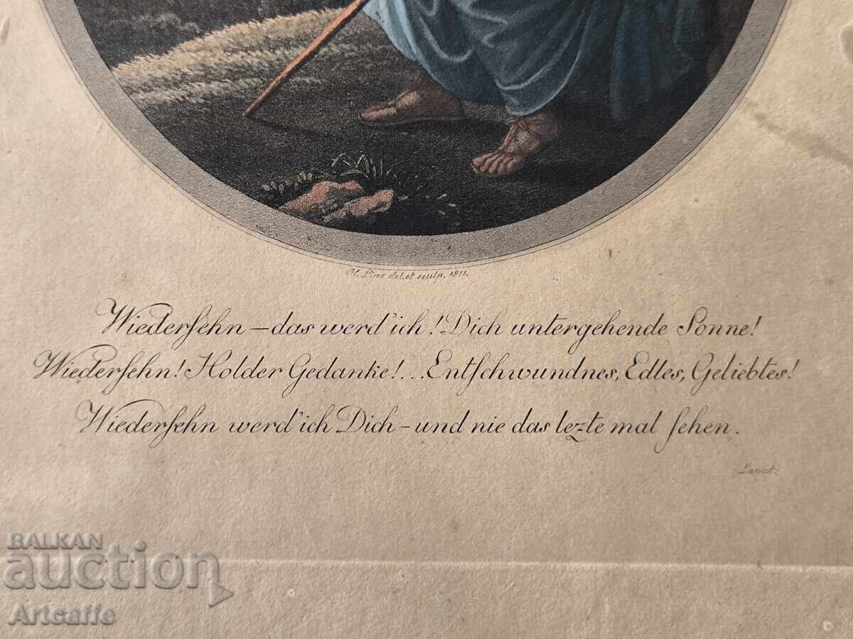 Gravură de Johann Heinrich Lips - 5 Gravură de Johann Heinrich Lips - 5